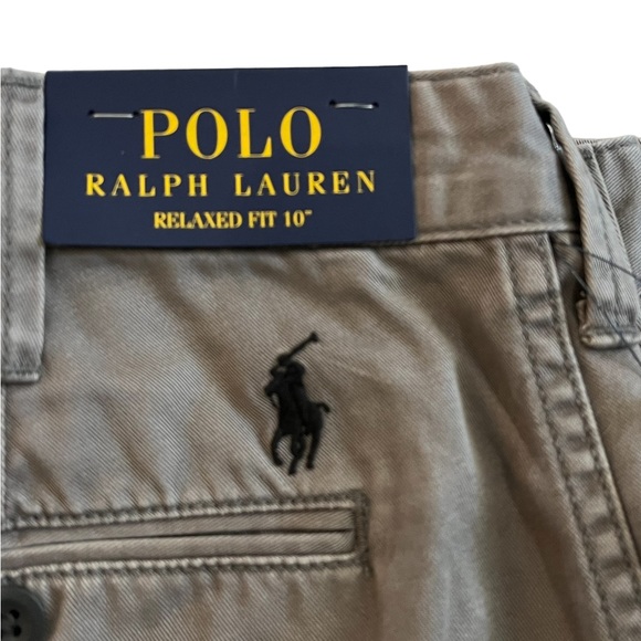 NWT Men’s Gray Polo Ralph Lauren Relaxed Fit 10” Shorts - Picture 8 of 9